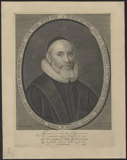 Portrait of Esaias du Pré, by Cornelis van, Dalen