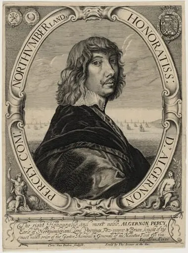 Algeron Percy, 10th Earl of Northumberland, by Cornelis van Dalen I