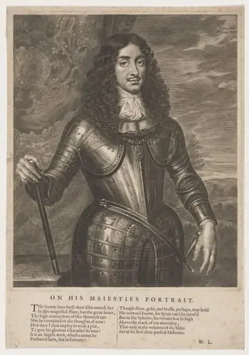 Charles II, by Cornelis van Dalen I