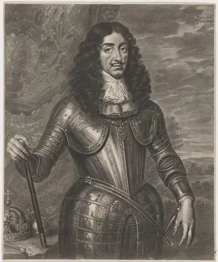 Charles II, by Cornelis van Dalen I