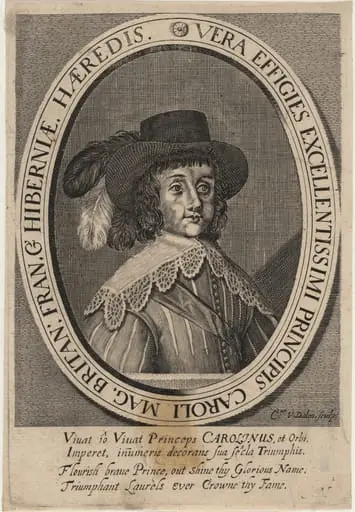 Charles II as Prince, by Cornelis van Dalen I