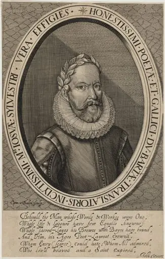 Josuah Sylvester, Poet, by Cornelis van Dalen I