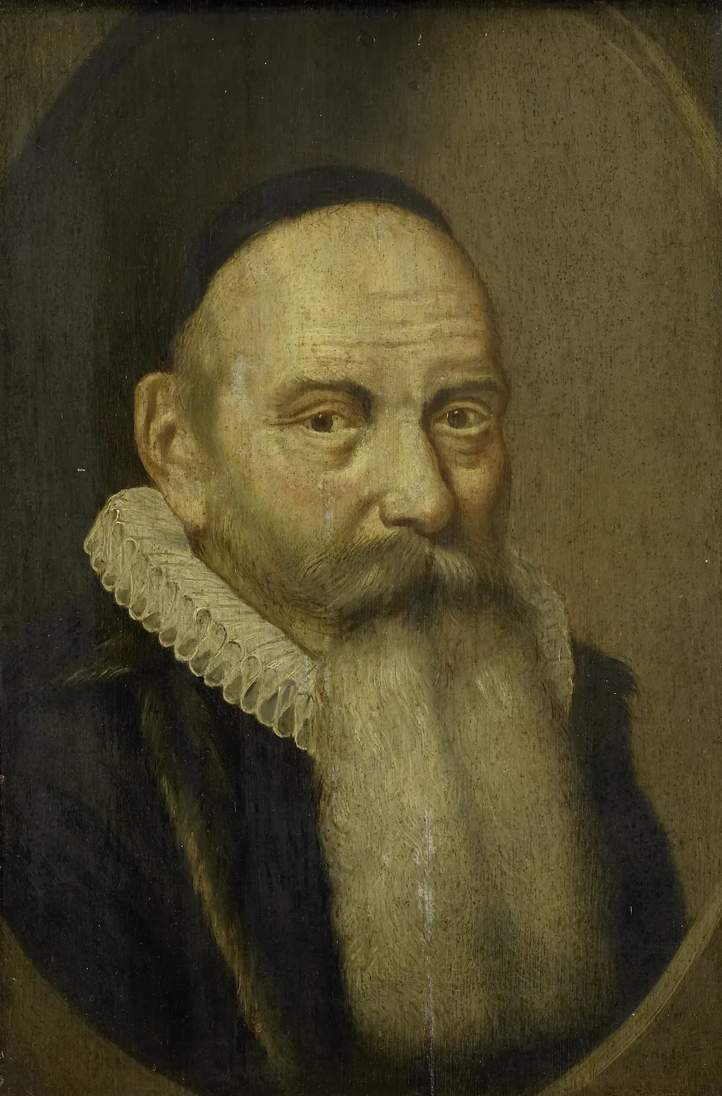 Portrait of Jacobus Rolandus (1562-1632), by Cornelis van der Voort, oil