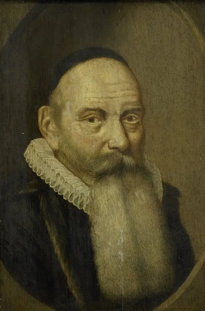 Portrait of Jacobus Rolandus (1562-1632), by Cornelis van der Voort
