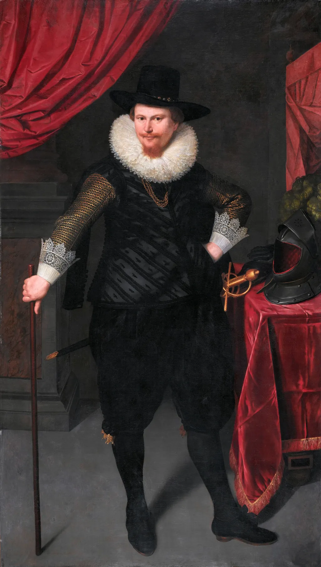 Portrait of Laurens Reael, by Cornelis van der Voort, oil, 1620