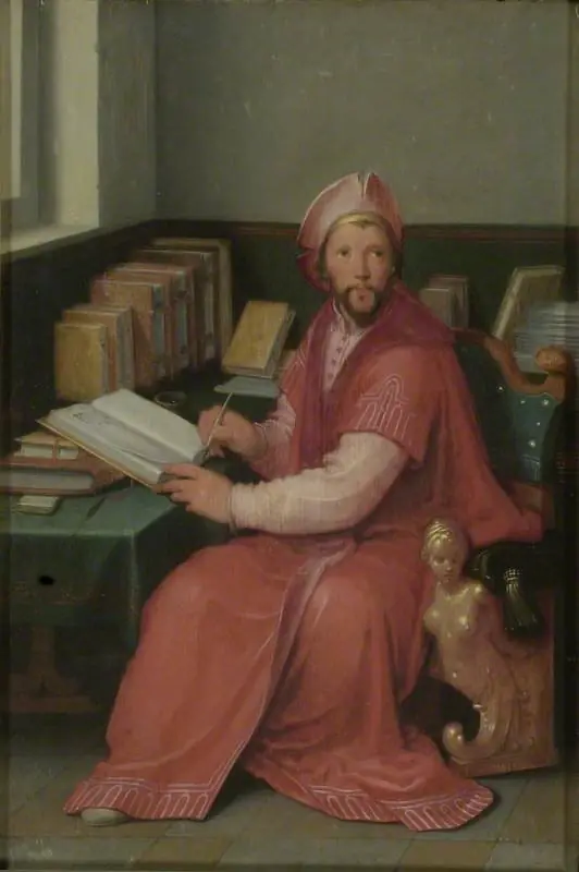 A Scholar in his Study, by Cornelis van Haarlem