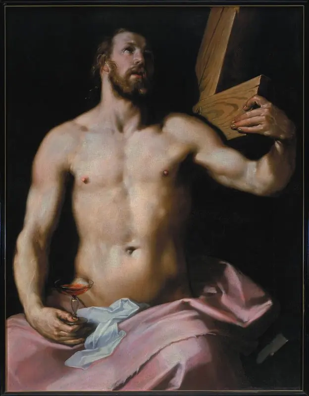 Christ with the cross and the chalice, by Cornelis van Haarlem