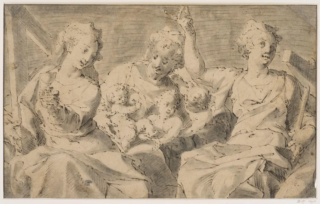 Faith, Hope and Charity, by Cornelis van Haarlem, 1585