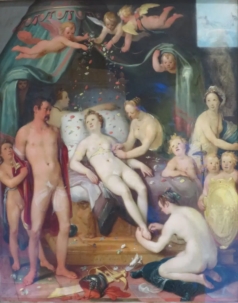 Mars and Venus, by Cornelis van Haarlem