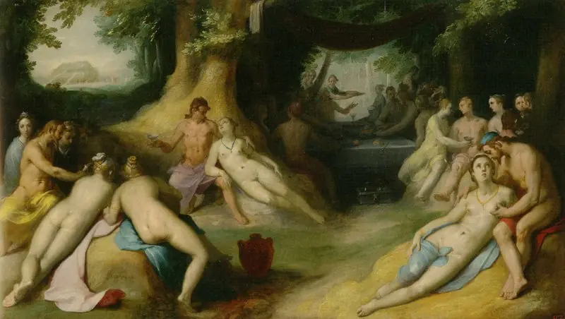 Sinners before the Flood, by Cornelis van Haarlem