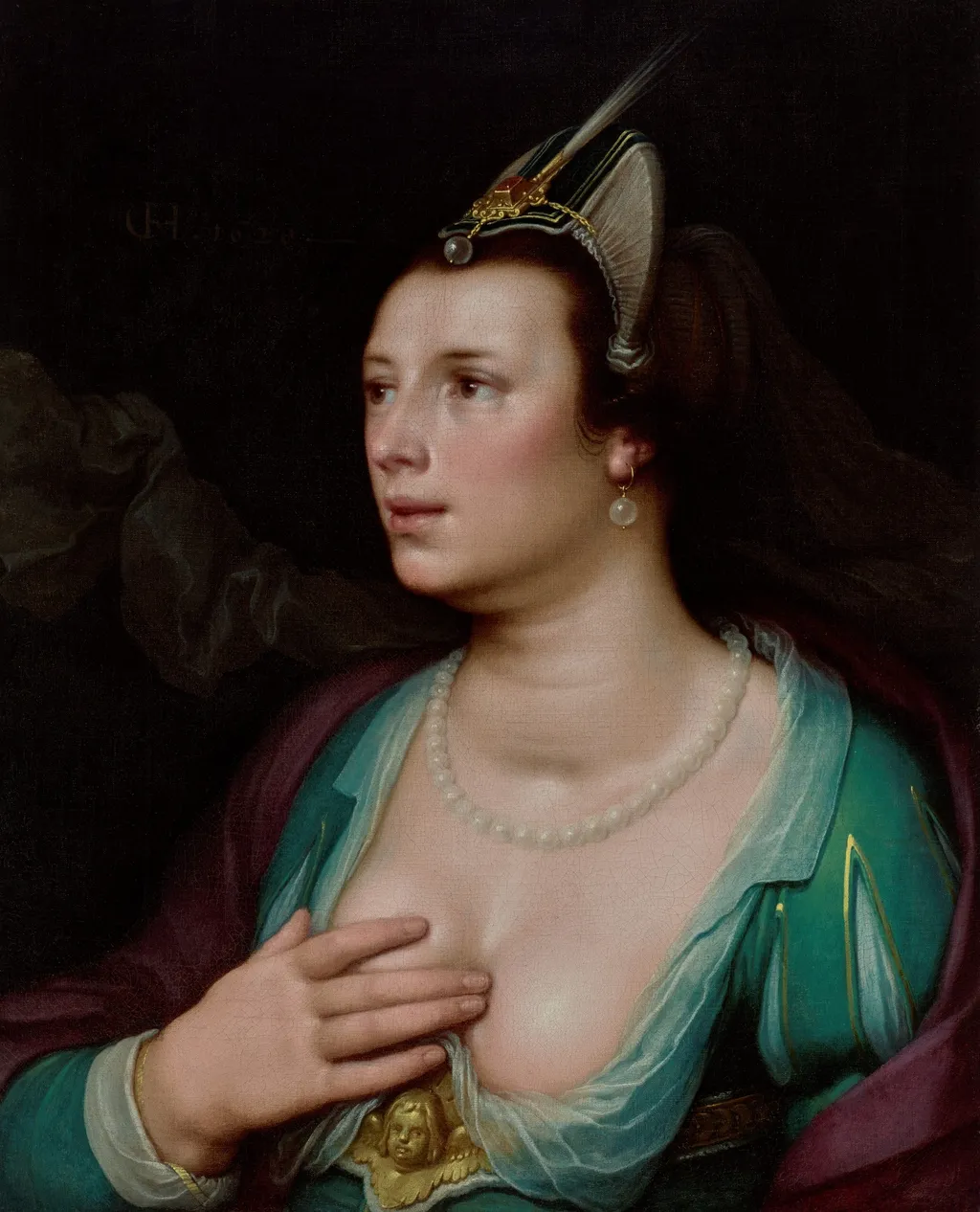Venus, by Cornelis van Haarlem, oil, 1620