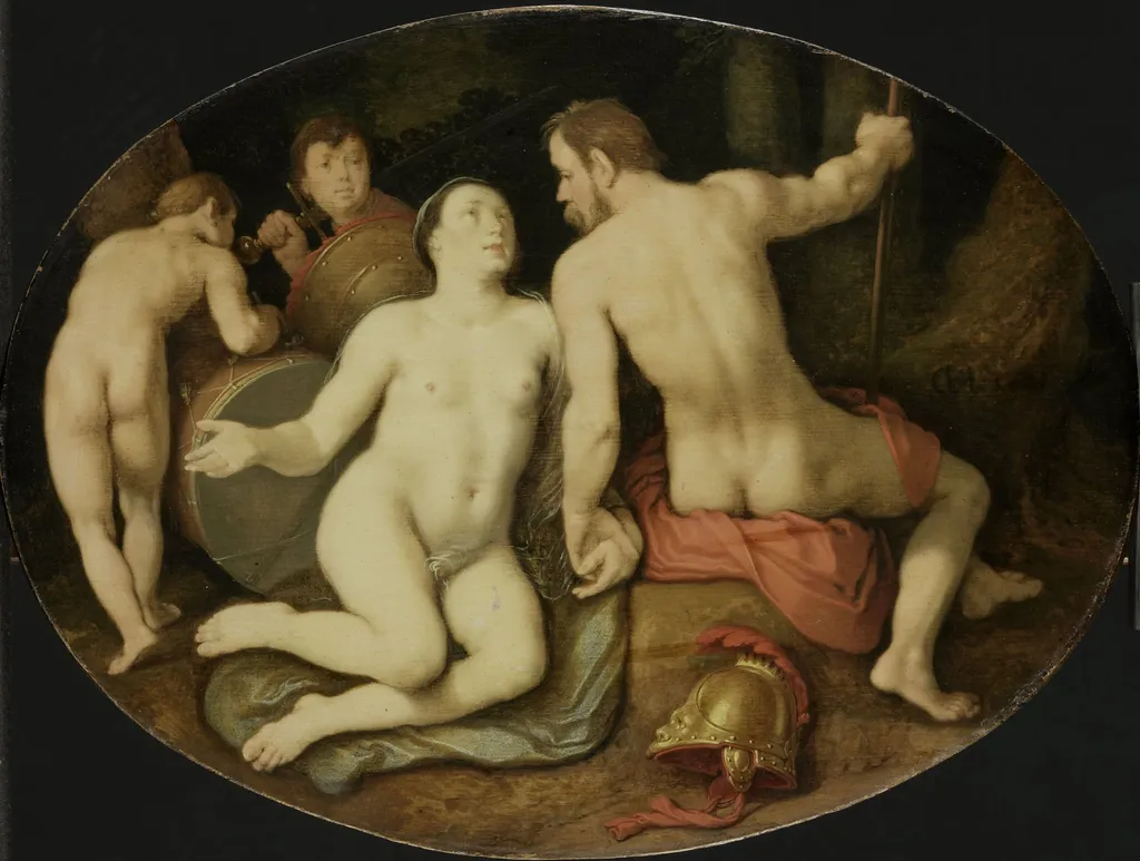 Venus and Mars, by Cornelis van Haarlem, oil, 1628