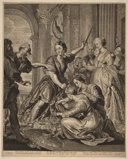 Achilles at the Court of Lycomedes, by Cornelis Visscher