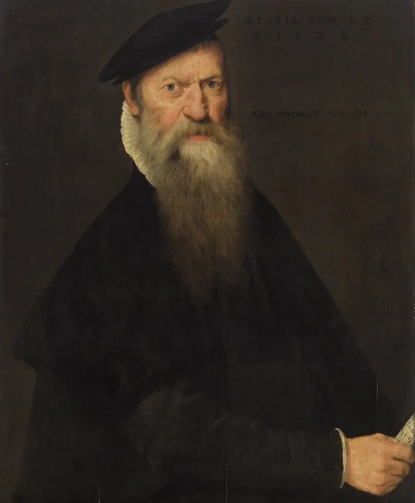 Bildnis eines Musikers, by Cornelis Visscher
