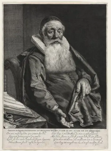 Gellius de Bouma, by Cornelis Visscher