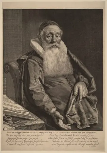Gellius de Bouma, by Cornelis Visscher