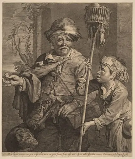 The Seller of Rat Poison, by Cornelis Visscher