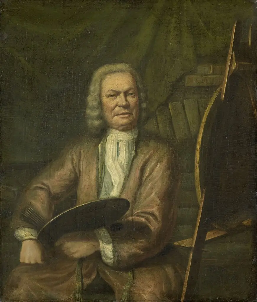 Portrait of Jan Maurits Quinkhard, Painter, by Cornelis Wever