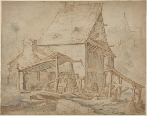 An Old Water Mill, by Cornelis Willaerts