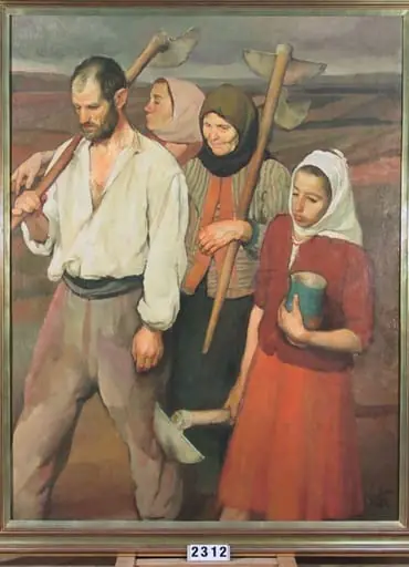 Întoarcerea de la muncă, by Corneliu Baba
