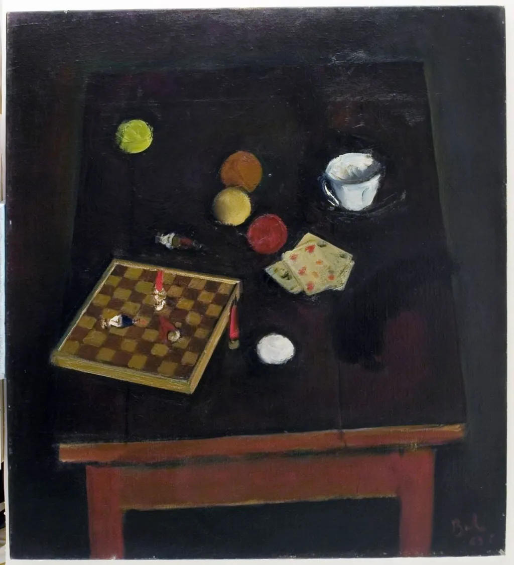 Natură statică cu șah, by Corneliu Baba, unspecified