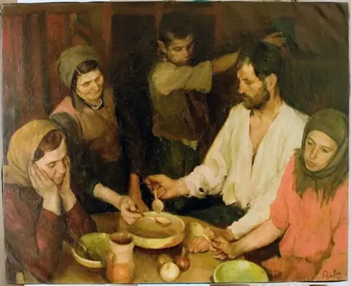 O cină, by Corneliu Baba