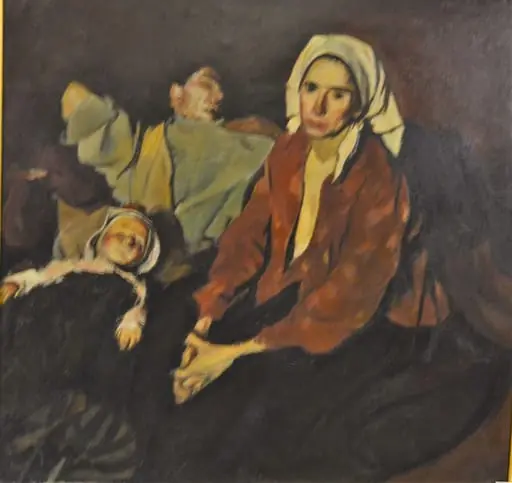 Odihnă la câmp, by Corneliu Baba