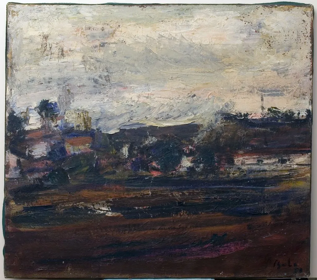 Peisaj, by Corneliu Baba, unspecified