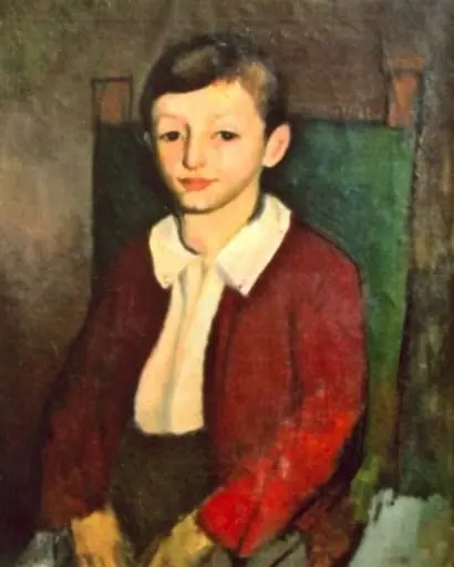 Portret de copil, by Corneliu Baba