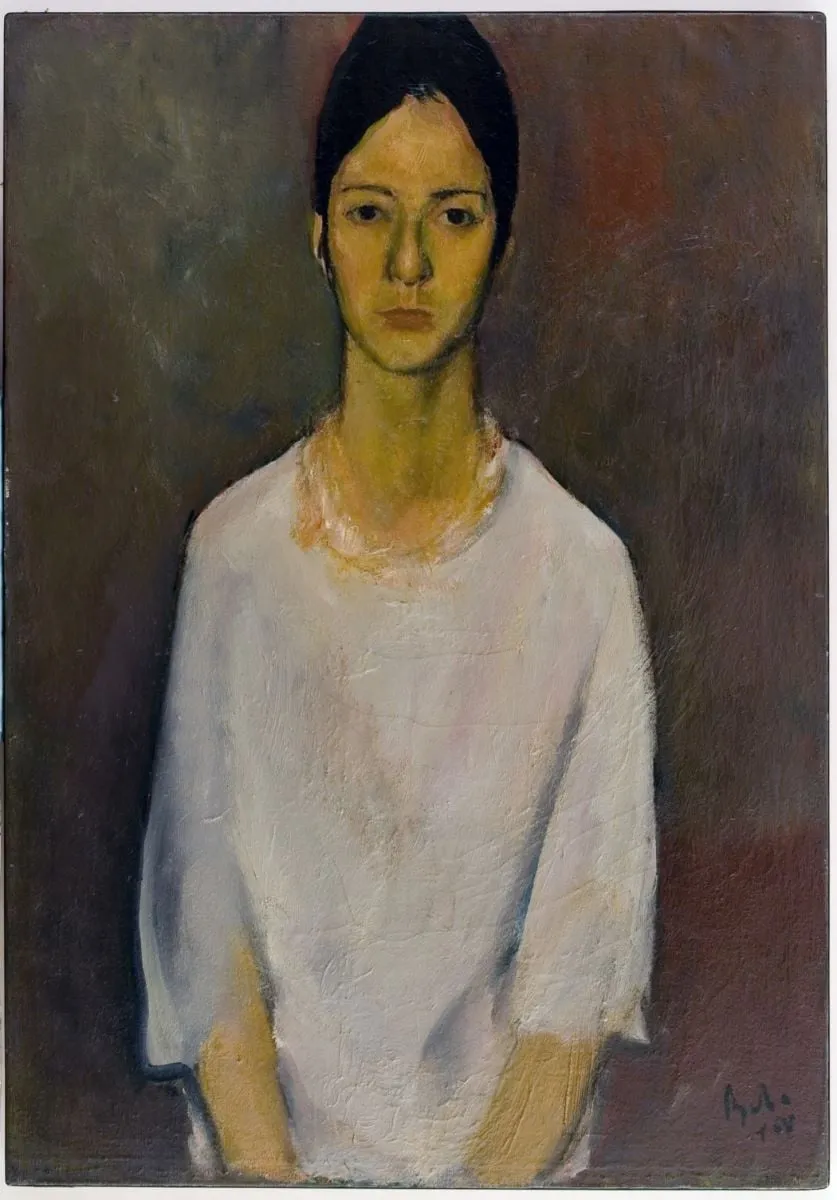 Portret de fată (Filona), by Corneliu Baba, unspecified