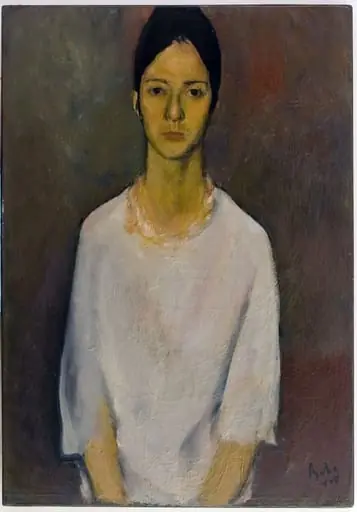 Portret de fată (Filona), by Corneliu Baba