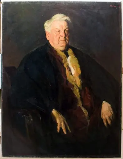 Portretul scriitorului Mihail Sadoveanu, by Corneliu Baba