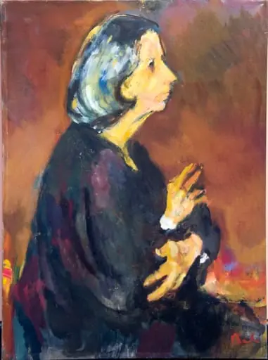 Soția artistului, by Corneliu Baba