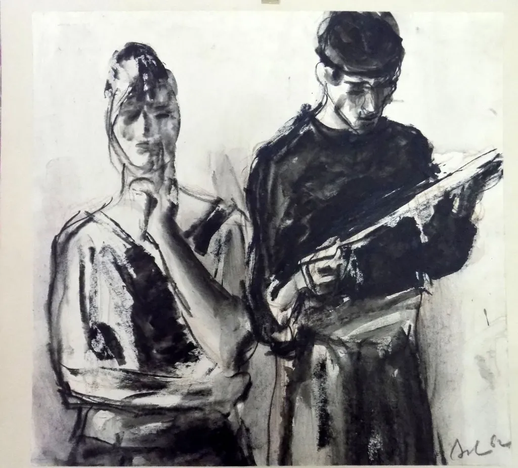 Tineri, by Corneliu Baba, 1956