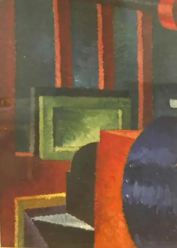 Interior de atelier, by Corneliu Michăilescu