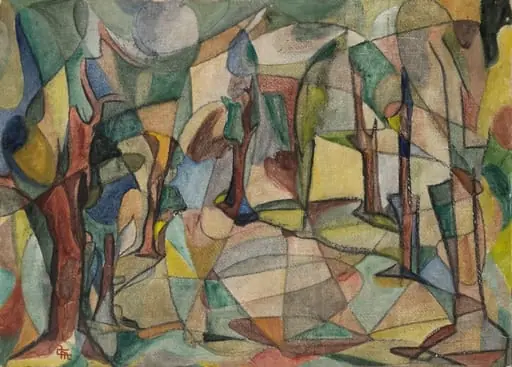 Peisaj, by Corneliu Michăilescu
