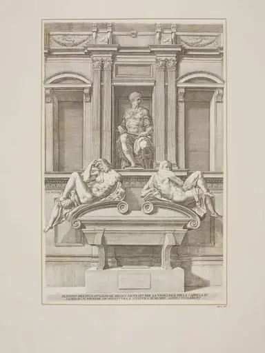 Tomb of Giuliano De' Medici, by Cornelius Cort