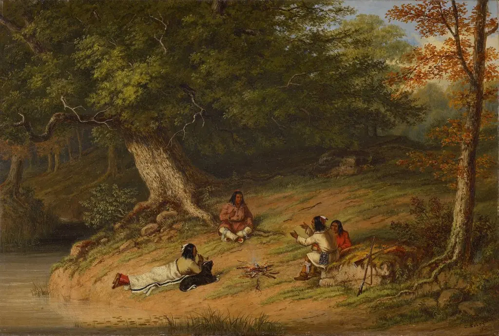 Midday Rest, by Cornelius Krieghoff