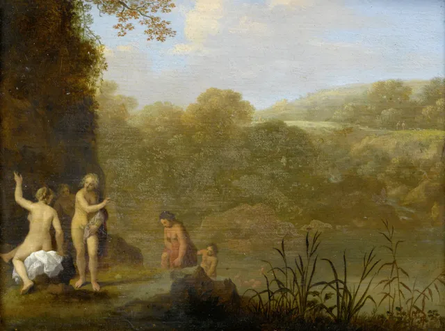 Bathing girls
