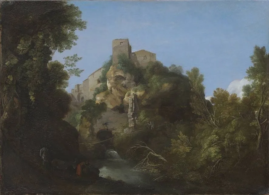 Italianate landschap, by Cornelius van Poelenburgh, oil, 1622