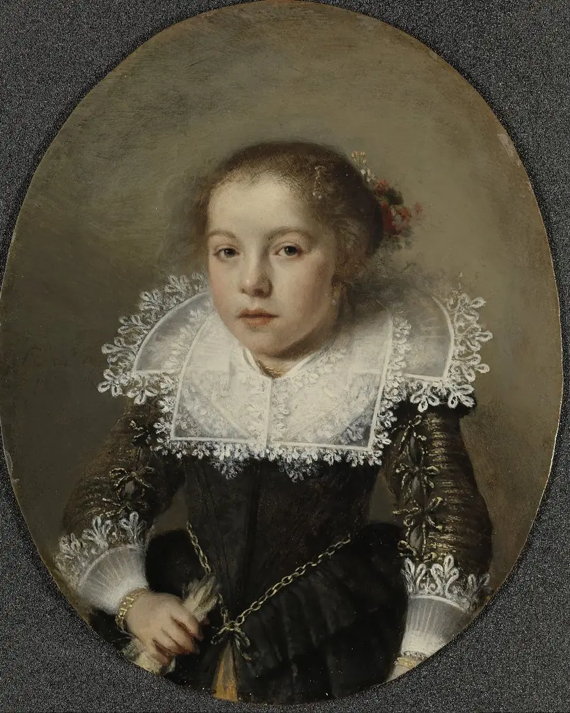 Portrait of Cornelia Cornelisdr van Esch, by Cornelius van Poelenburgh