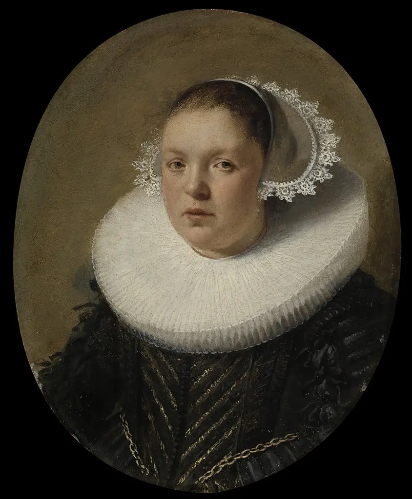 Portrait of Josina Jansdr. de Carpentier (1601-34), by Cornelius van Poelenburgh