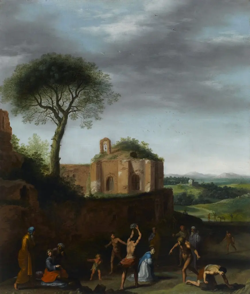 The Martyrdom of Saint Stephen, by Cornelius van Poelenburgh