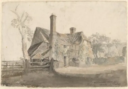 A House, West Humble Lane, Norbury, Surrey, by Cornelius Varley