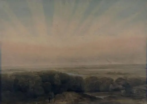 After Sunset : North Wales, by Cornelius Varley