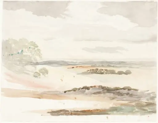 An Extensive View in Shropshire, by Cornelius Varley