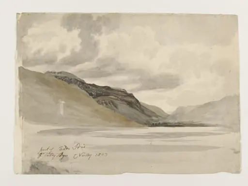 Part of Cader Idris and Tal-y-Llyn, by Cornelius Varley