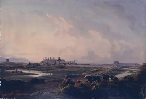Ruins of Kerry Castle, by Cornelius Varley