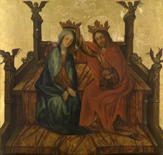 Coronation of Mary, 1390