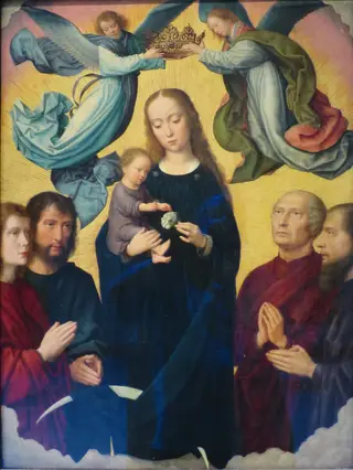 Coronation of the Virgin, Maria in Sole